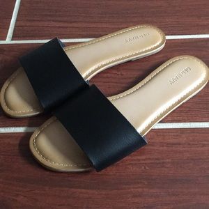 Simple slide sandals